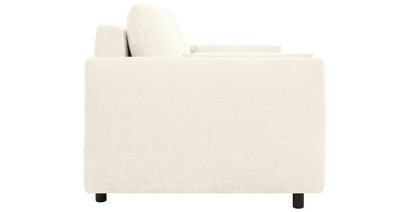 SCHLAFSOFA  in Chenille Creme  - Creme/Schwarz, KONVENTIONELL, Kunststoff/Textil (161/90/108cm) - Carryhome