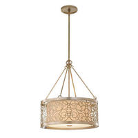 LESTENEC  Elstead Arabesque      58.4/80.8 cm      E27 - zlate barve/srebrne barve, Basics, kovina (58.4/80.8cm) - Elstead Lighting