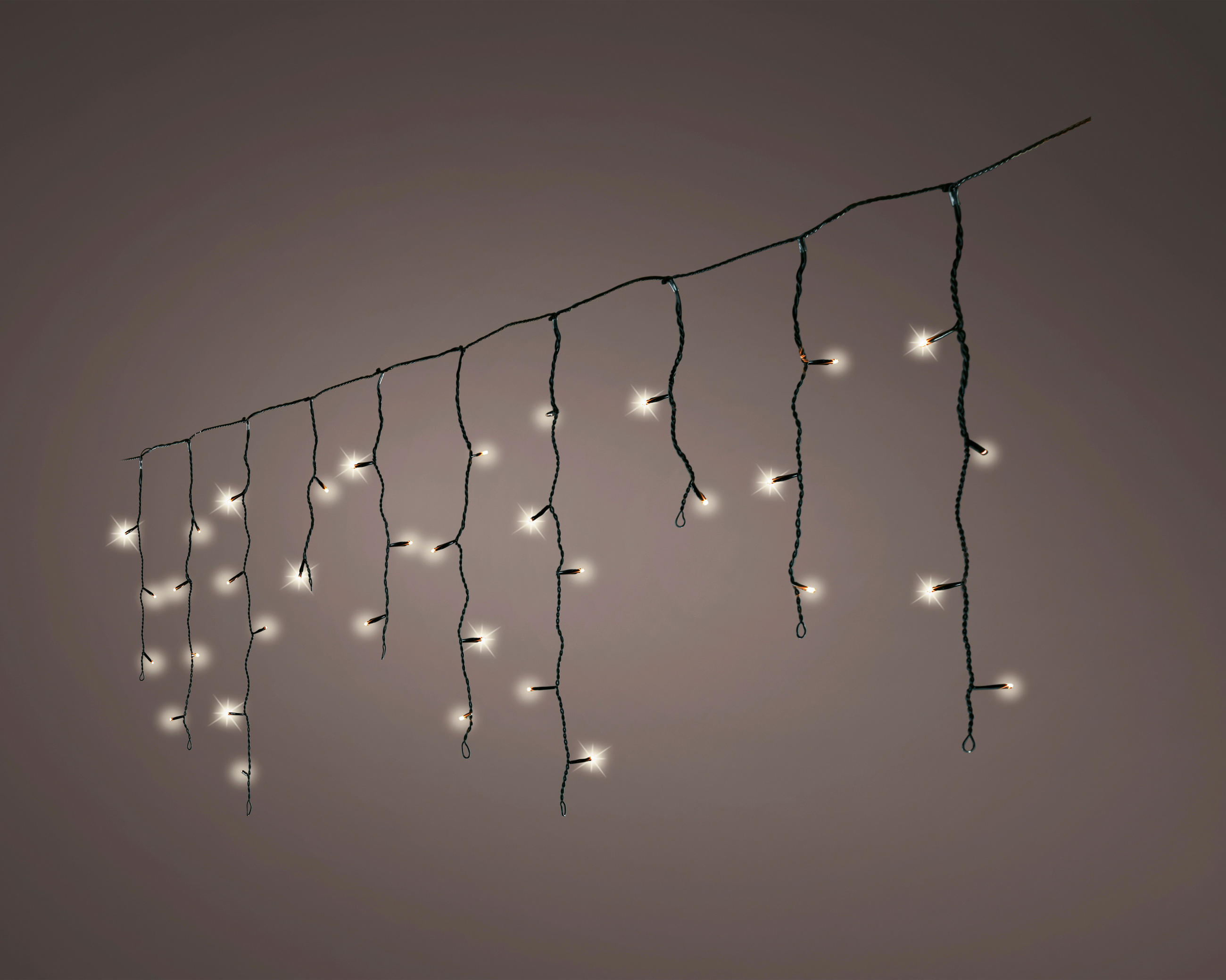 LICHTERKETTE 1100 cm  - Schwarz, Basics, Kunststoff (1100cm)