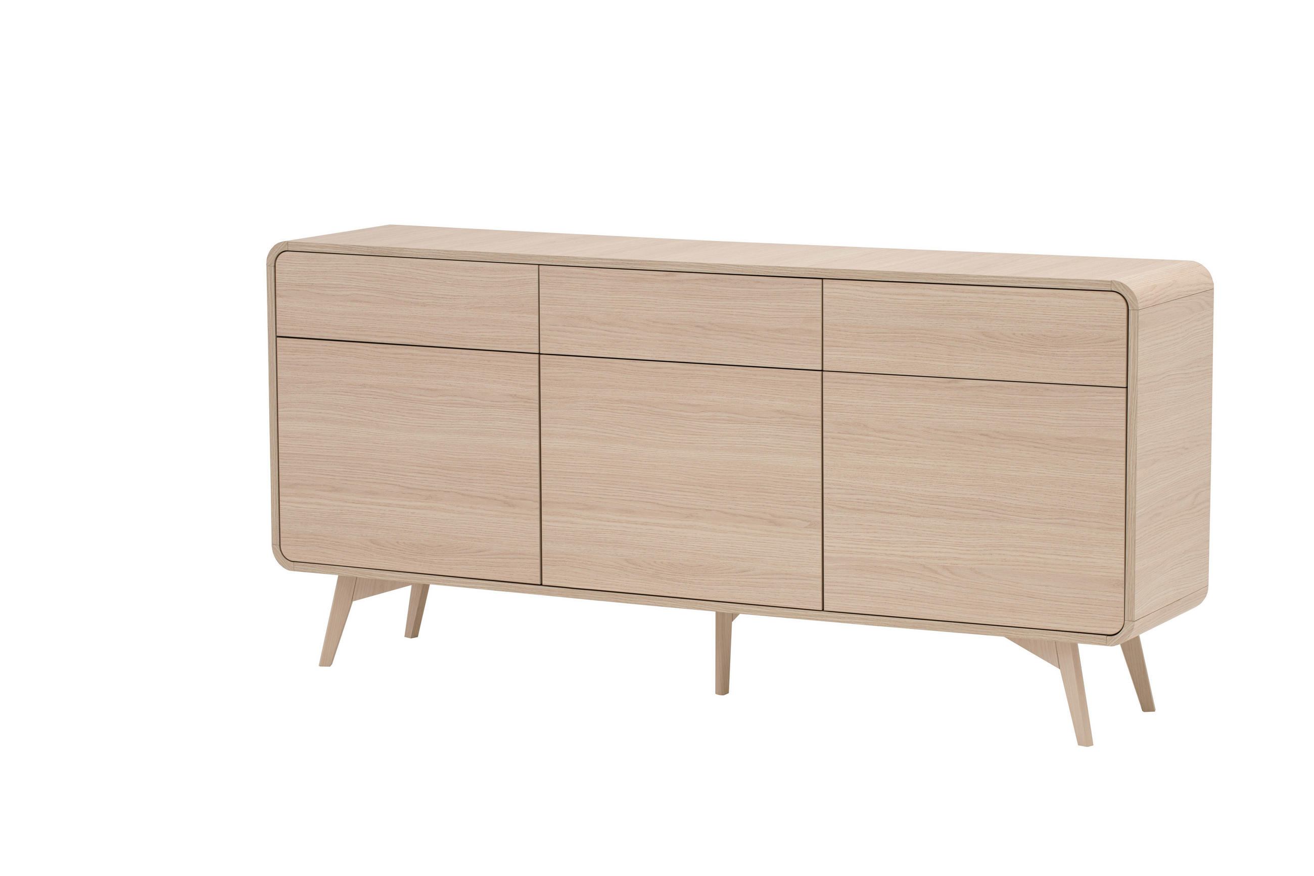 SIDEBOARD  180/84/39 cm 3 Schublade(n)  - Eichefarben, Design, Holz/Holzwerkstoff (180/84/39cm) - Livetastic