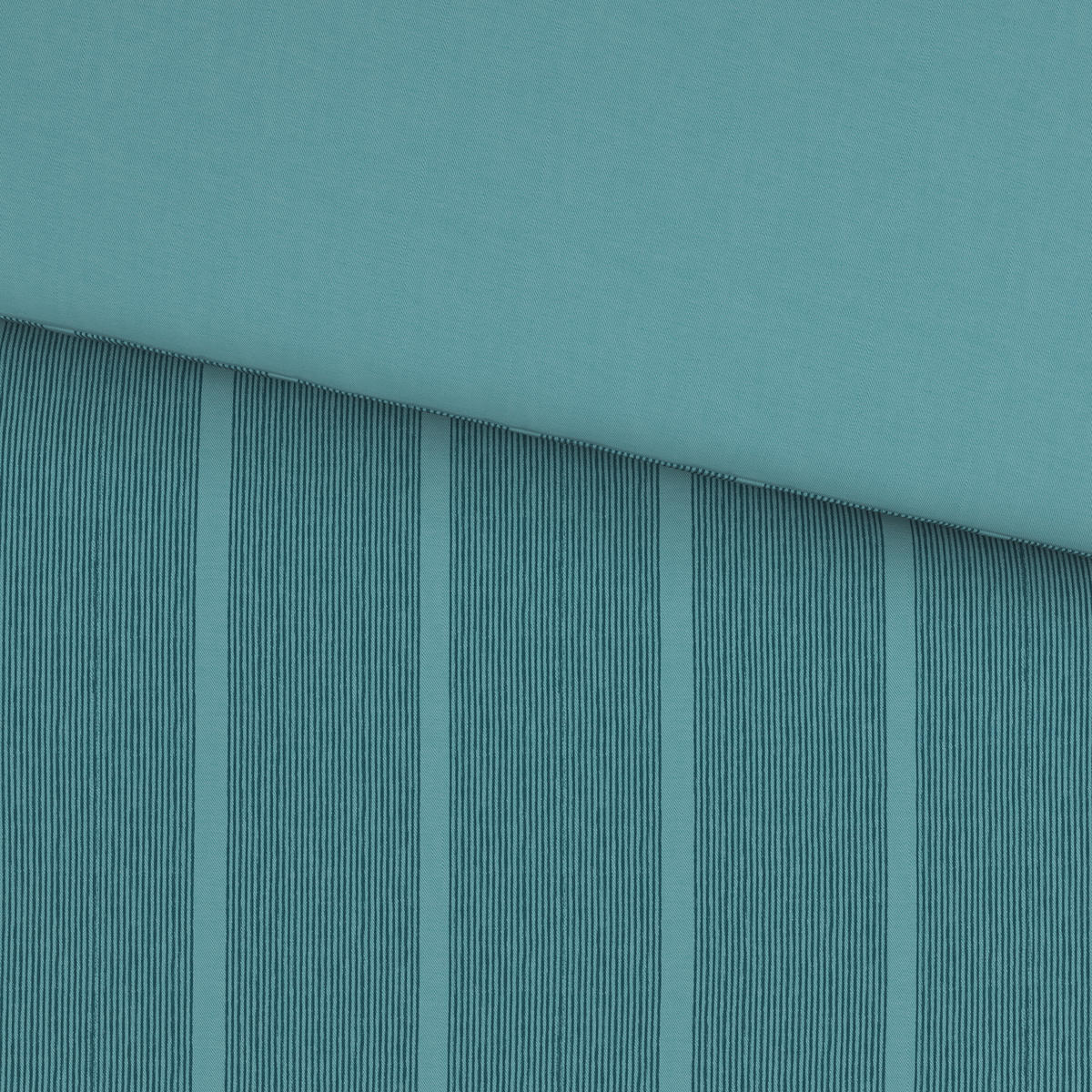 WENDEBETTWÄSCHE Renforcé 155/220 cm  - Petrol, Textil (155/220cm) - Bio:Vio