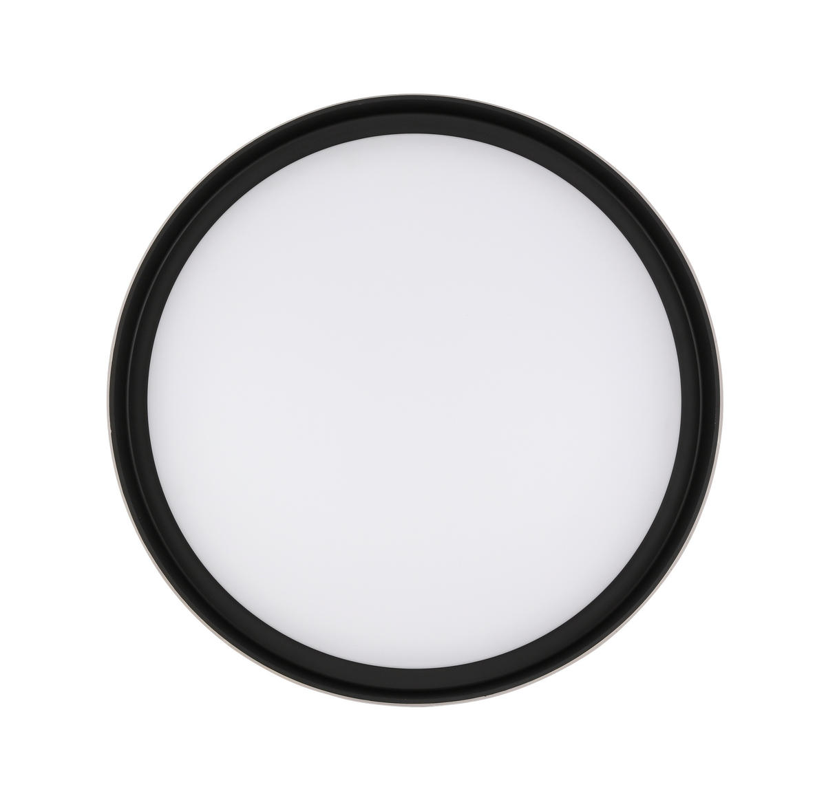 LED-DECKENLEUCHTE   - Transparent/Schwarz, Trend, Kunststoff/Metall (40cm) - Boxxx