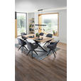 ARMLEHNSTUHL  in Mikrofaser  - Dunkelgrau/Schwarz, Design, Holz/Textil (60/83/65cm) - Landscape