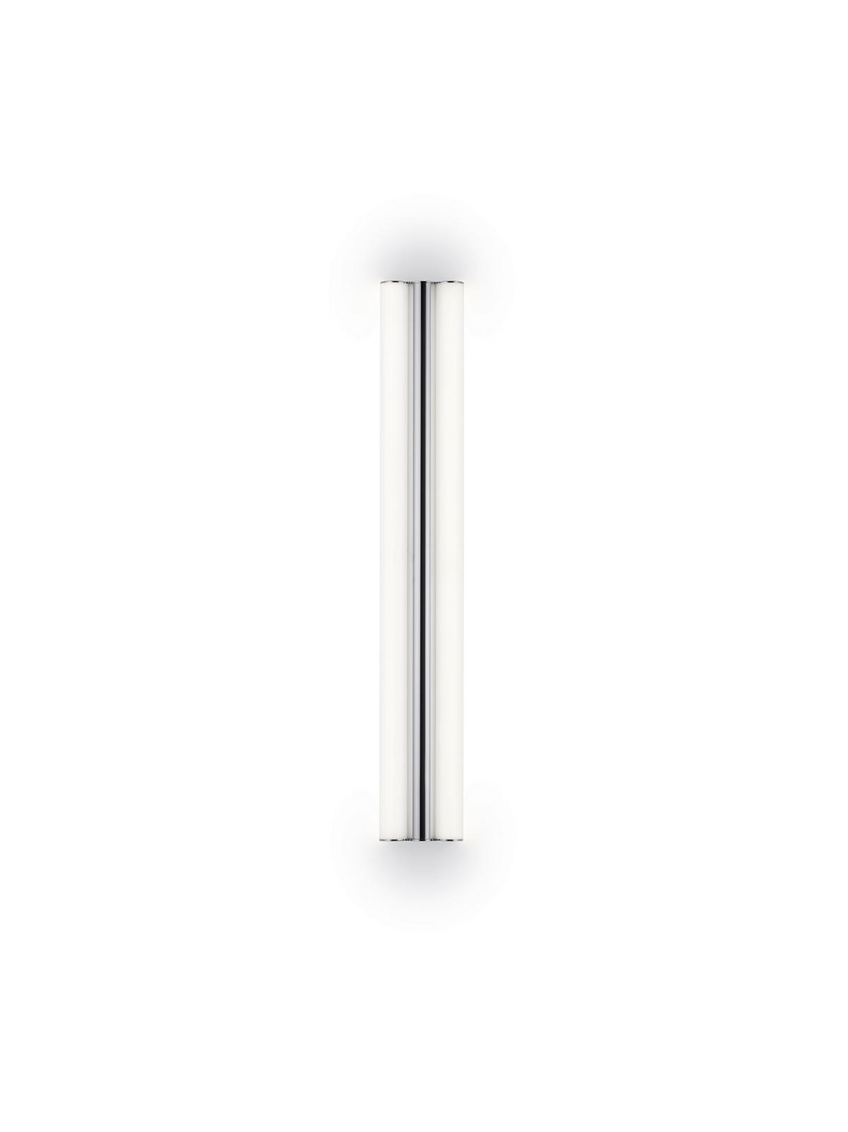 LED-WANDLEUCHTE LOOM 60/9/3 cm   - Chromfarben, KONVENTIONELL, Glas/Metall (60/9/3cm) - Helestra