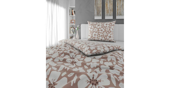 BETTWÄSCHE Satin 160/210 cm  - Beige, Design, Textil (160/210cm) - Esposa