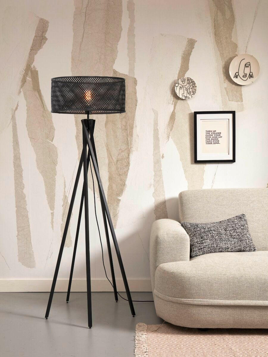 GOLVLAMPA GOOD&MOJO  53/53/146 cm    - svart, Trend (53/53/146cm) - Good & Mojo