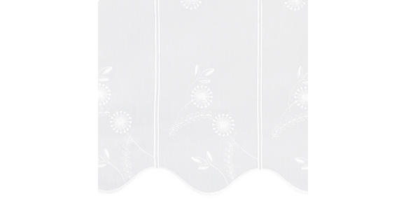 KURZGARDINE 70 cm   - Weiß, KONVENTIONELL, Textil (70cm) - Esposa