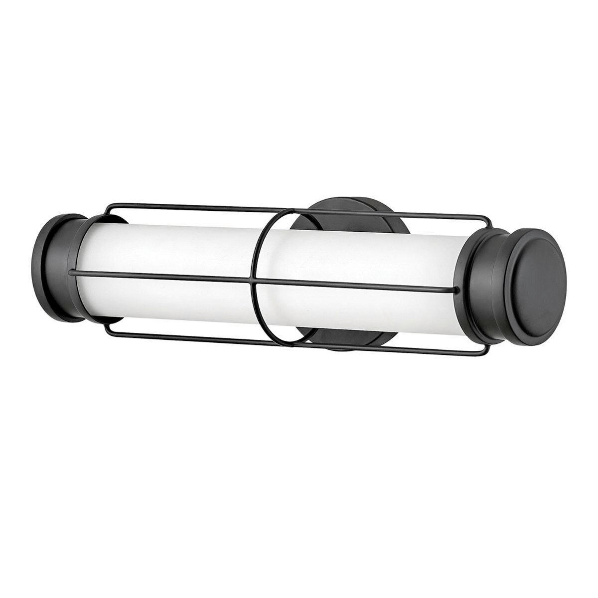 LED-WANDLEUCHTE Hinkley 11,4/43,2/13 cm  - Schwarz, Design, Glas/Metall (11,4/43,2/13cm) - Elstead Lighting