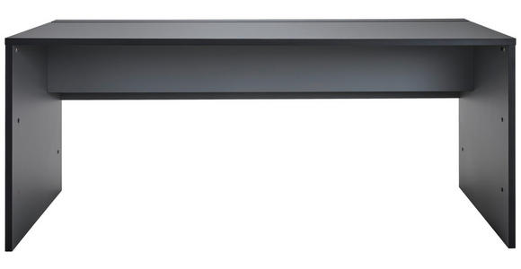GAMINGTISCH Dunkelgrau  - Dunkelgrau, MODERN, Holzwerkstoff (180/80/75cm) - Novel
