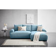 ECKSOFA Blau Webstoff  - Blau/Schwarz, MODERN, Kunststoff/Textil (265/175cm) - Carryhome