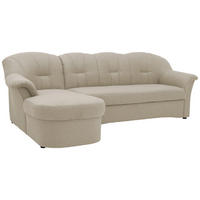 ECKSCHLAFSOFA in Webstoff Schlammfarben  - Schlammfarben/Schwarz, KONVENTIONELL, Kunststoff/Textil (142/233cm) - MID.YOU
