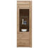 VITRINE Eiche furniert, massiv Eichefarben - Eichefarben/Alufarben, KONVENTIONELL, Glas/Holz (65/205,1/37,7cm) - Voleo VITRINE Eiche furniert, massiv Eichefarben - Eichefarben/Alufarben, KONVENTIONELL, Glas/Holz (65/205,1/37,7cm) - Voleo