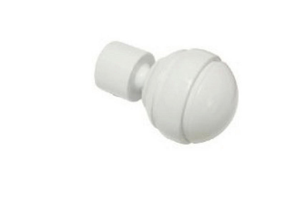 ZAVRŠETAK ZA GARNIŠNU bela metal - bela, Osnovno, metal - Gardinia