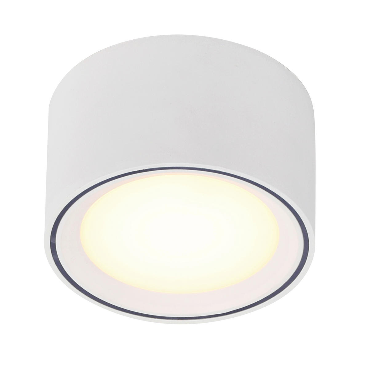 AUFBAULEUCHTE 10/6 cm   - Weiß, Basics, Metall (10/6cm) - Nordlux