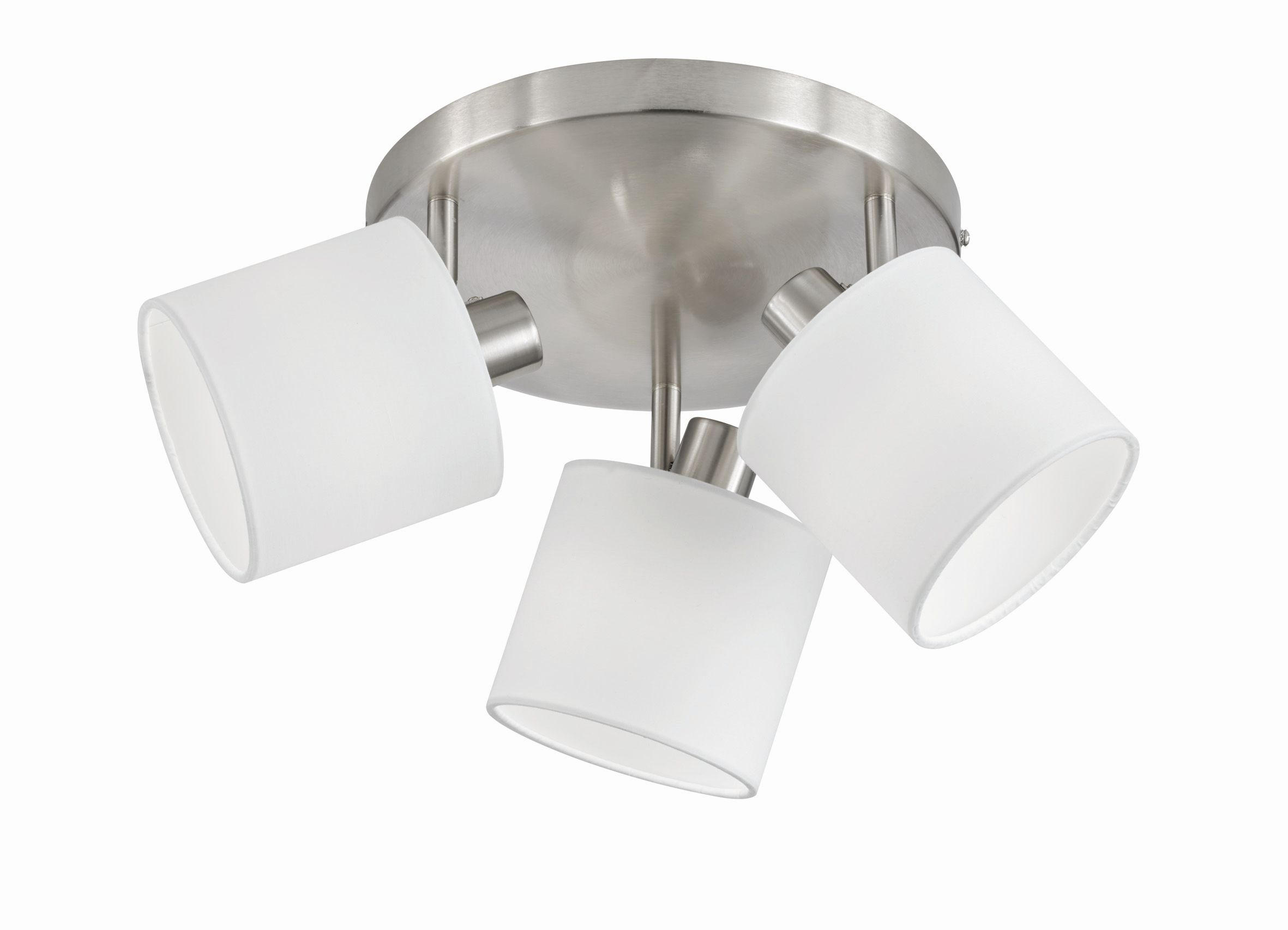 STRAHLER - Weiss/Nickelfarben, Basics, Textil/Metall (25/19cm)