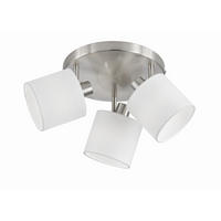 STRAHLER - Weiss/Nickelfarben, Basics, Textil/Metall (25/19cm)