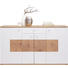 KOMODA SIDEBOARD - bílá/barvy stříbra, Design, kov/dřevěný materiál (170/96/42cm) - HOM IN