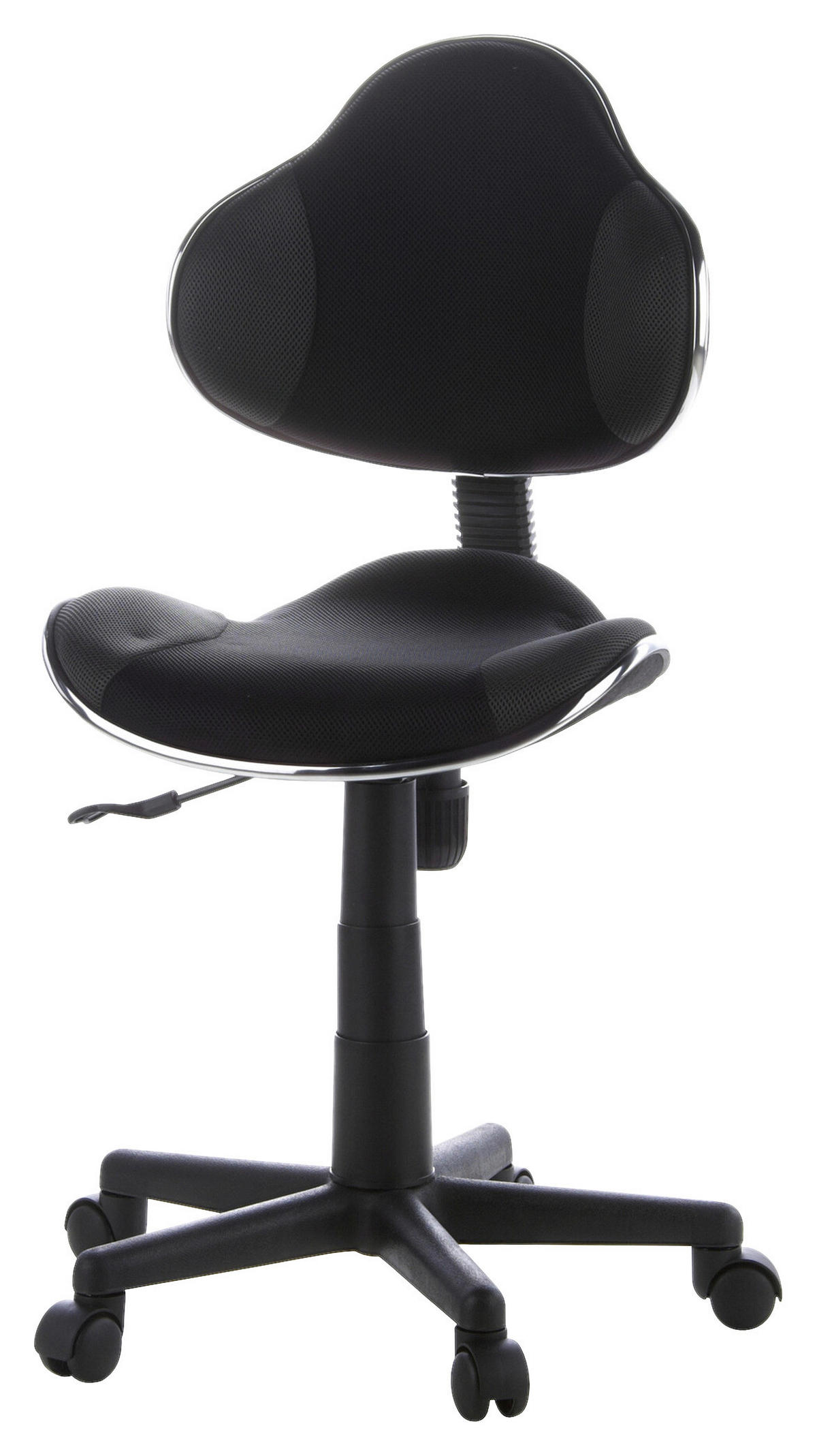JUGENDDREHSTUHL Grau, Schwarz  - Schwarz/Grau, Basics, Kunststoff (45/86-101/42cm) - MID.YOU