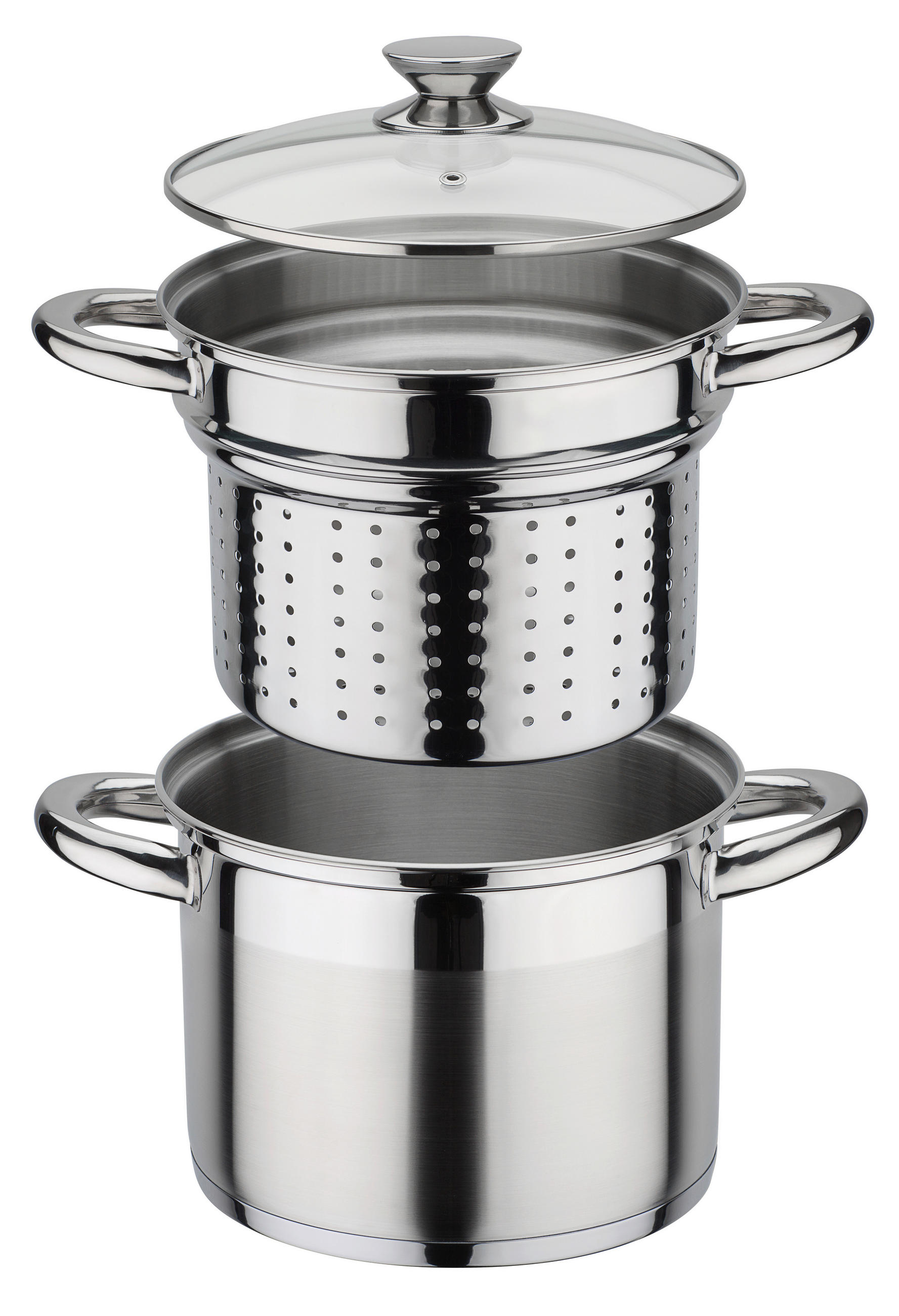 PASTATOPF TREVISO 6 L  - Edelstahlfarben, Basics, Metall (22cm) - GSW