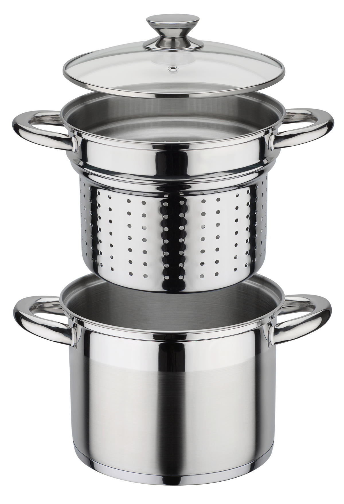 PASTATOPF TREVISO 6 L  - Edelstahlfarben, Basics, Metall (22cm) - GSW