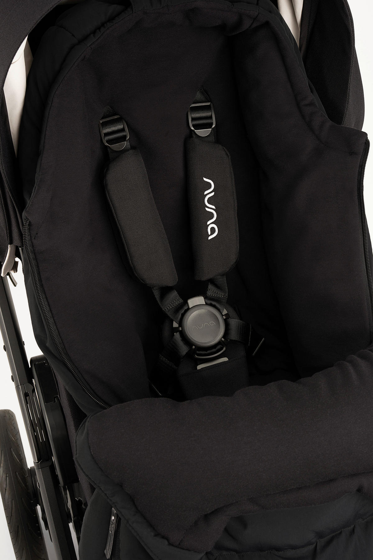FUßSACK  - Schwarz, Basics, Textil (99/42/14cm) - Nuna
