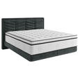 BOXSPRINGBETT 180/200 cm in Schwarz - Schwarz, KONVENTIONELL, Kunststoff/Textil (180/200cm) - Carryhome