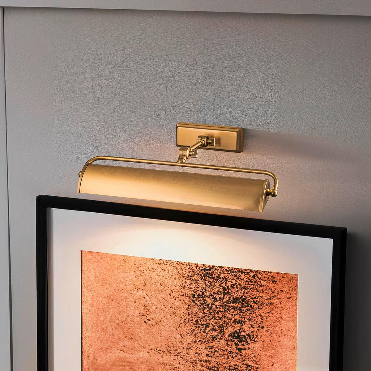 BILDERLEUCHTE Winchfield   - Messingfarben, KONVENTIONELL, Metall (12,7/44,5/31,8cm) - Elstead Lighting