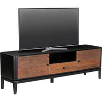 TV-BÄNK , 160/50/40 cm, 1 låda(or)  - brun/svart, Design, metall/trä (160/50/40cm) - Ambia Home
