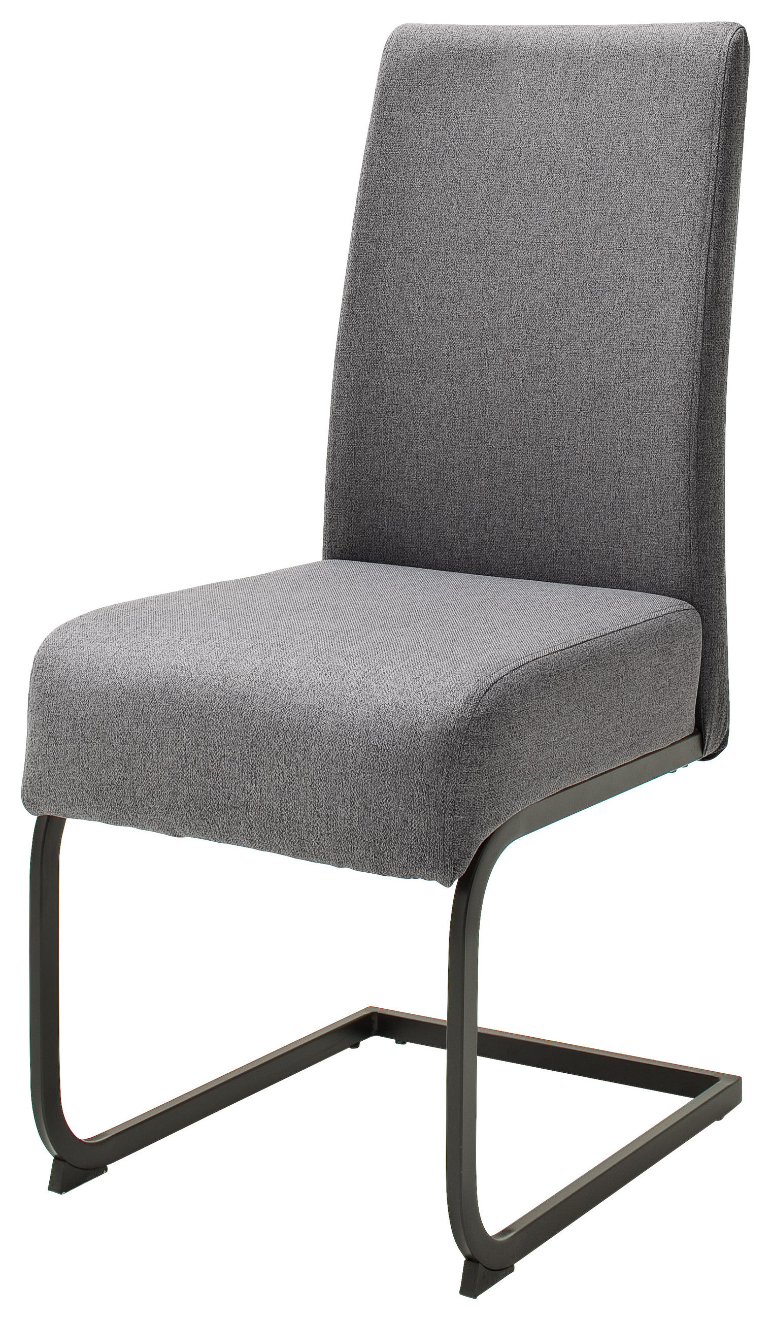 SCHWINGSTUHL Flachgewebe Anthrazit  - Anthrazit/Schwarz, Design, Textil/Metall (45/101/64cm) - Livetastic