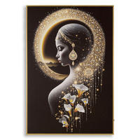 LEINWANDBILD  - Goldfarben, Basics, Holz/Kunststoff (60/90/3.5cm)