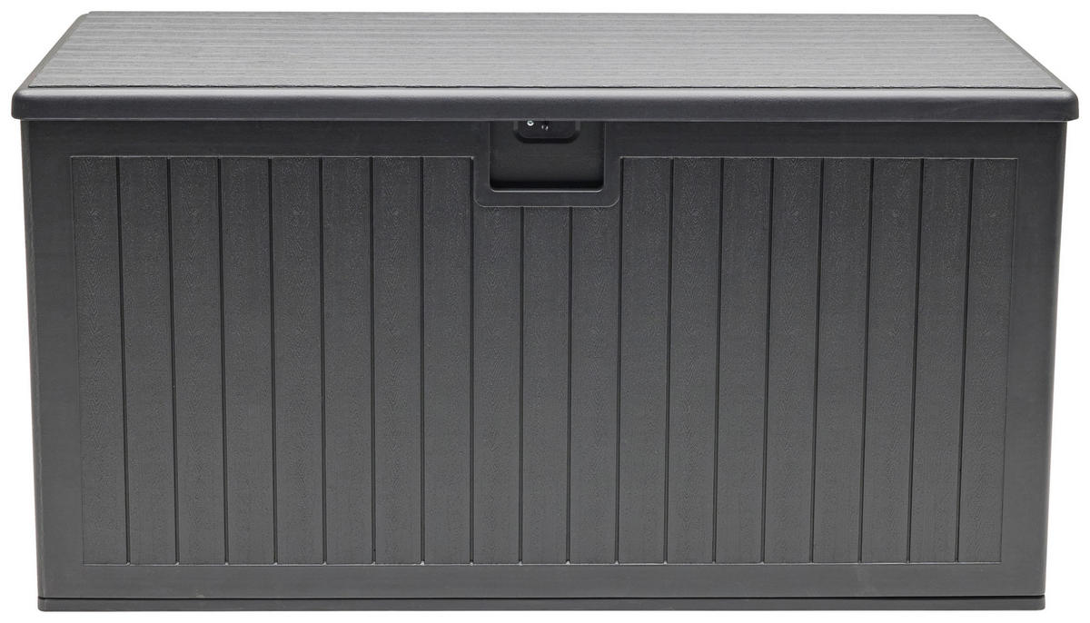  KISSENBOX 140/71,5/72 cm Kunststoff Anthrazit  - Anthrazit, Design, Kunststoff (140/71,5/72cm) - Ambia Garden