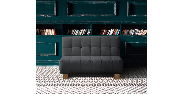 SCHLAFSOFA Juice in Dunkelgrau  - Dunkelgrau/Naturfarben, Design, Holz/Textil (125/92/102cm) - Novel