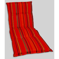 LIEGENAUFLAGE Streifen  - Gelb/Graubraun, Basics, Textil (63/9/190cm)