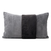 DEKORAČNÍ POLŠTÁŘ 30/50 cm - antracitová, Basics, textil (30/50cm) - Novel
