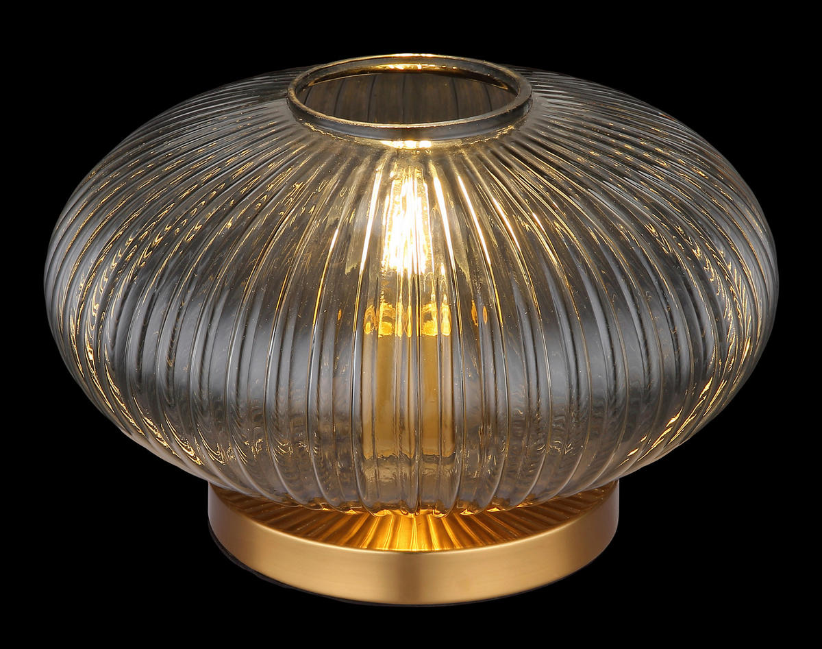 STOLNÍ LAMPA, E27, 30/30/20 cm - Design, sklo (30/30/20cm) - Globo