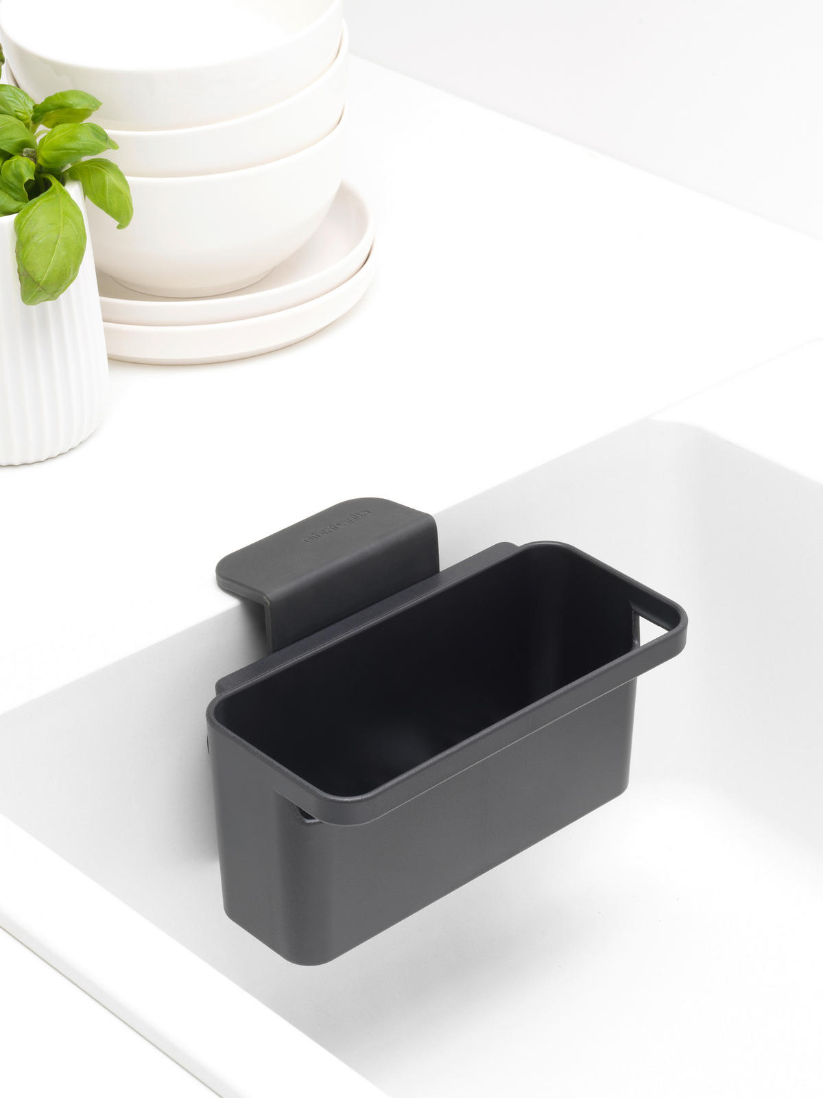 KÜCHENUTENSILIENHALTER - Dunkelgrau, Design, Kunststoff (17/11/14cm) - Brabantia