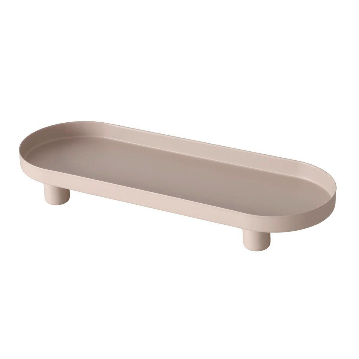 DEKORAČNÝ PODNOS  - béžová, Basics, kov (28/10/3,7cm)