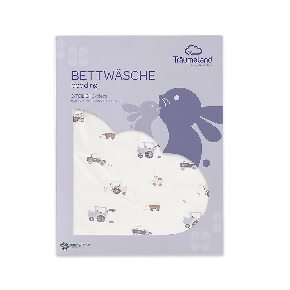 BABYBETTWÄSCHE 80/80 cm  - Blau, Basics, Textil (80/80cm) - Träumeland