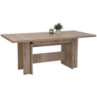 ESSTISCH Eichefarben rechteckig  ausziehbar  - Eichefarben, Basics, Holzwerkstoff (160-320/90/76cm) - Carryhome