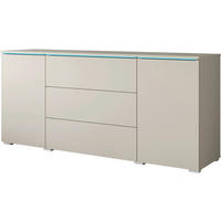 ŠIROKÁ KOMODA, béžová, kašmírová,  - šedá/kašmírová, Trend, kompozitní dřevo/plast (150/67,9/39,5cm)