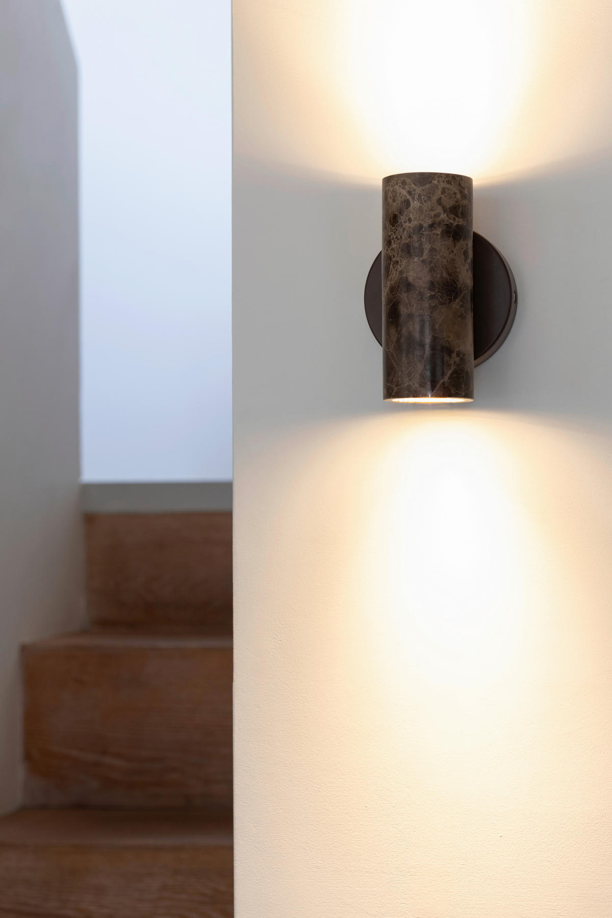 VÄGGLAMPA It's About RoMi 10/7/17 cm   - brun, Design, metall/sten (10/7/17cm) - It's about Romi