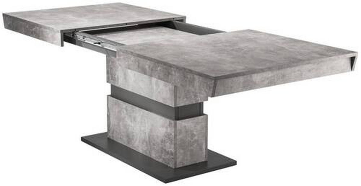 ESSTISCH in Holzwerkstoff 140/90/75 cm  - Dunkelgrau/Grau, MODERN, Holzwerkstoff (140/90/75cm) - MID.YOU