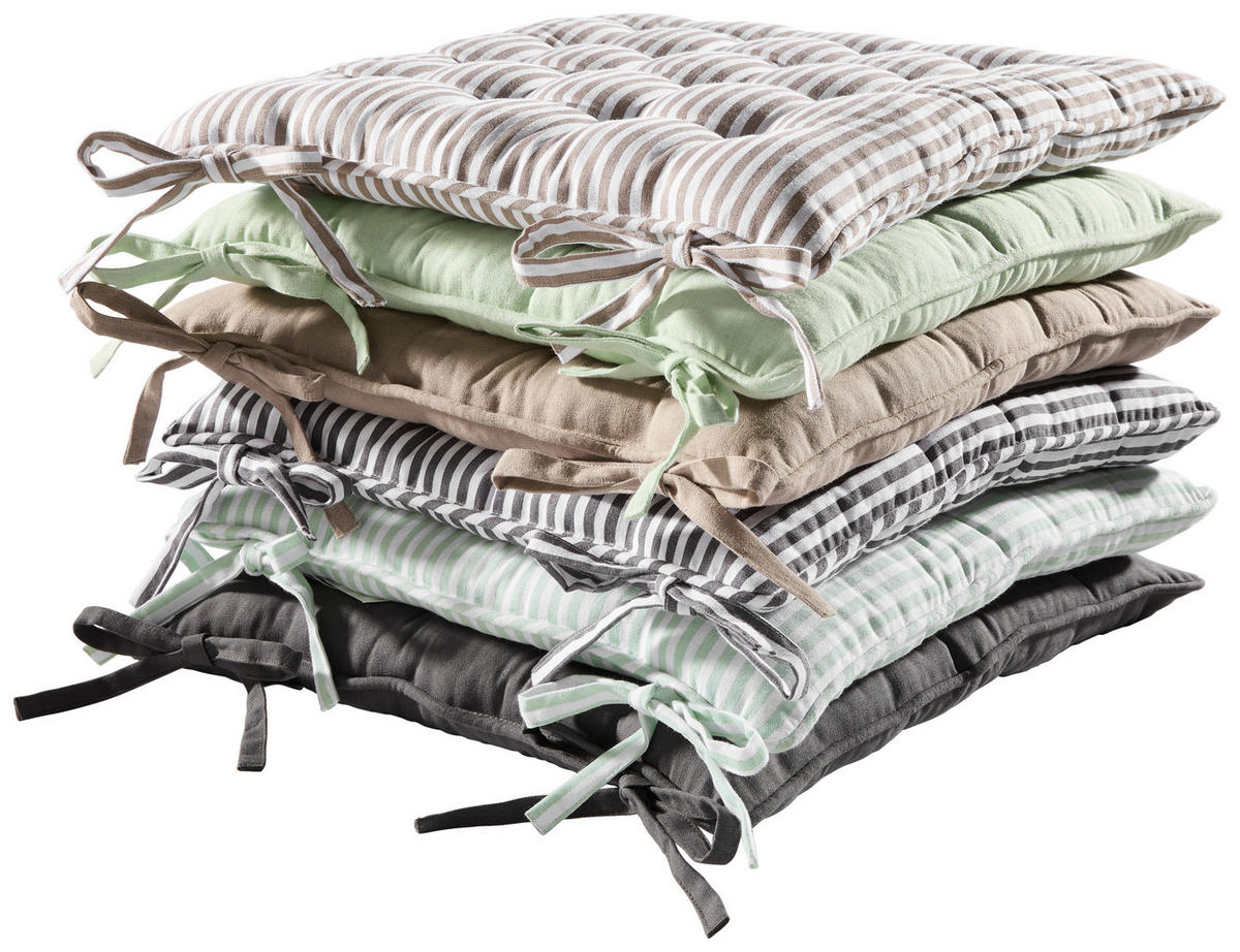 SITZKISSEN  40/40 cm   - Taupe, Textil (40/40cm) - Esposa