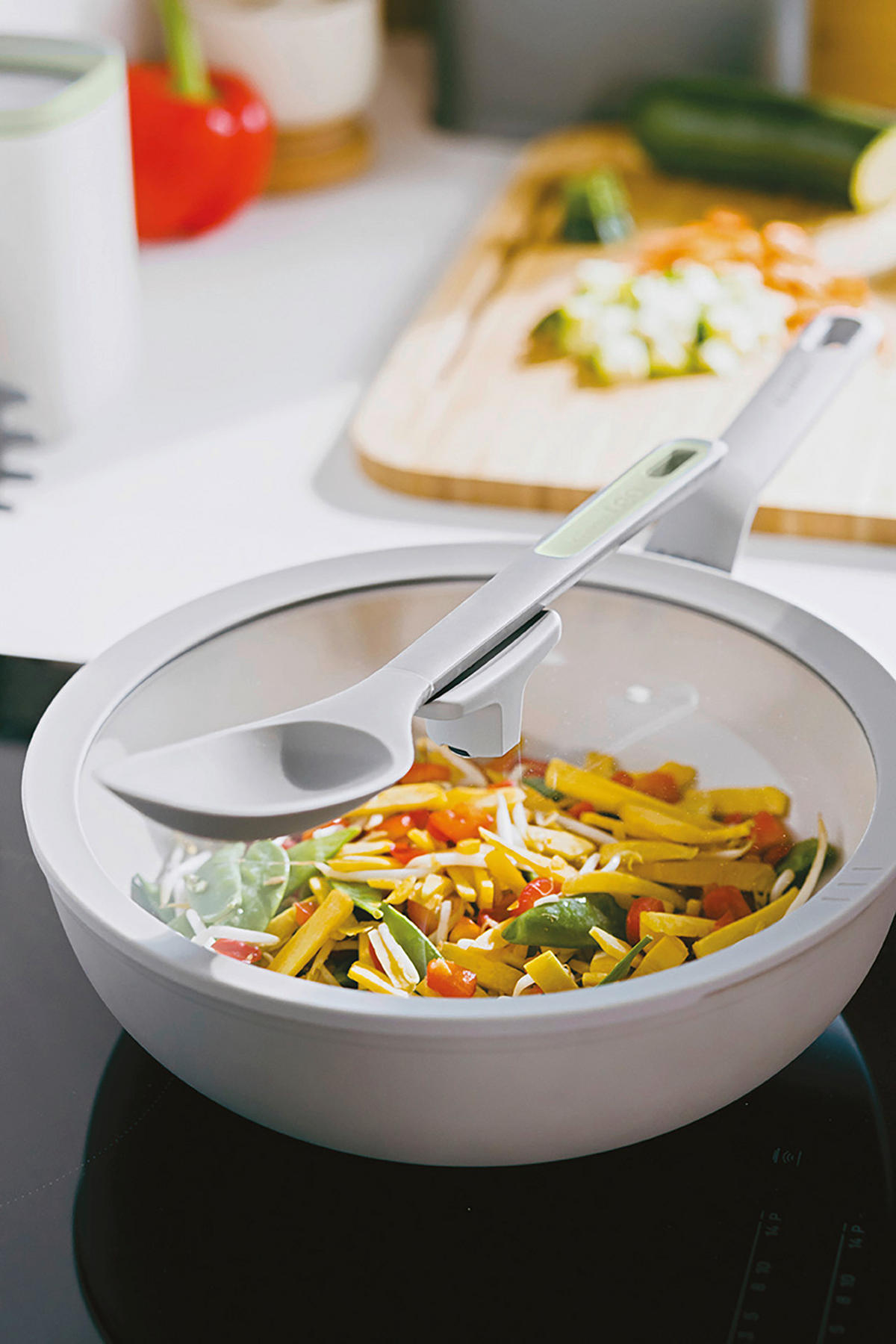 WOK Balance  - Hellgrau, Basics, Metall (28/13,5cm) - BergHOFF