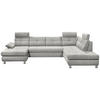 WOHNLANDSCHAFT in Webstoff Silberfarben  - Silberfarben, MODERN, Kunststoff/Textil (177/349/233cm) - MID.YOU