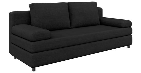 SCHLAFSOFA  mit Stoffauswahl, Rücken echt Jacquard Anthrazit  - Anthrazit/Schwarz, Design, Kunststoff/Textil (200/88/87cm) - Xora