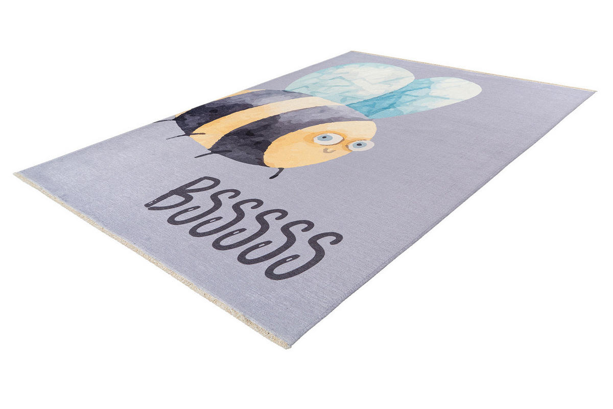 COVOR PENTRU COPII - galben/alb, Trend, textil (115/170cm) - Ben'n'jen
