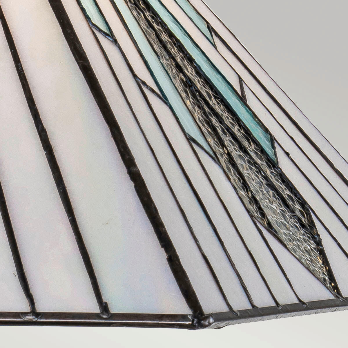 TISCHLEUCHTE - Dunkelbraun/Multicolor, Konventionell, Glas/Metall (50,4/30,4/30,4cm) - Elstead Lighting