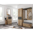 WANDSPIEGEL 60/90/2,2 cm    in rechteckig  - Eichefarben, Design, Glas/Holz (60/90/2,2cm) - Waldwelt