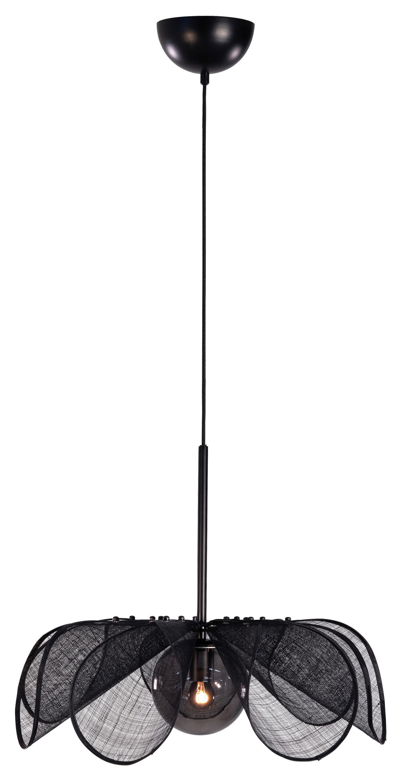 PENDELLEUCHTE Styrka 63/50/63 cm   - Schwarz/Grau, Basics (63/50/63cm) - Markslöjd